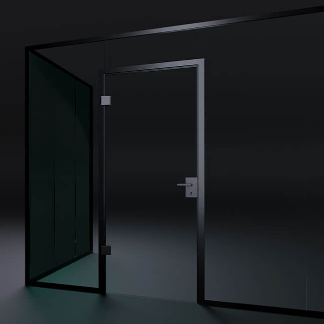 Black Friday 2025 Trennwand aus Glas