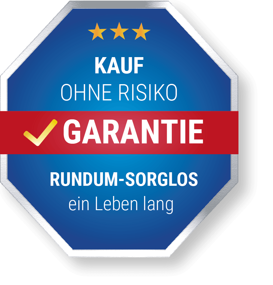 Rundum-Sorglos Garantie Siegel