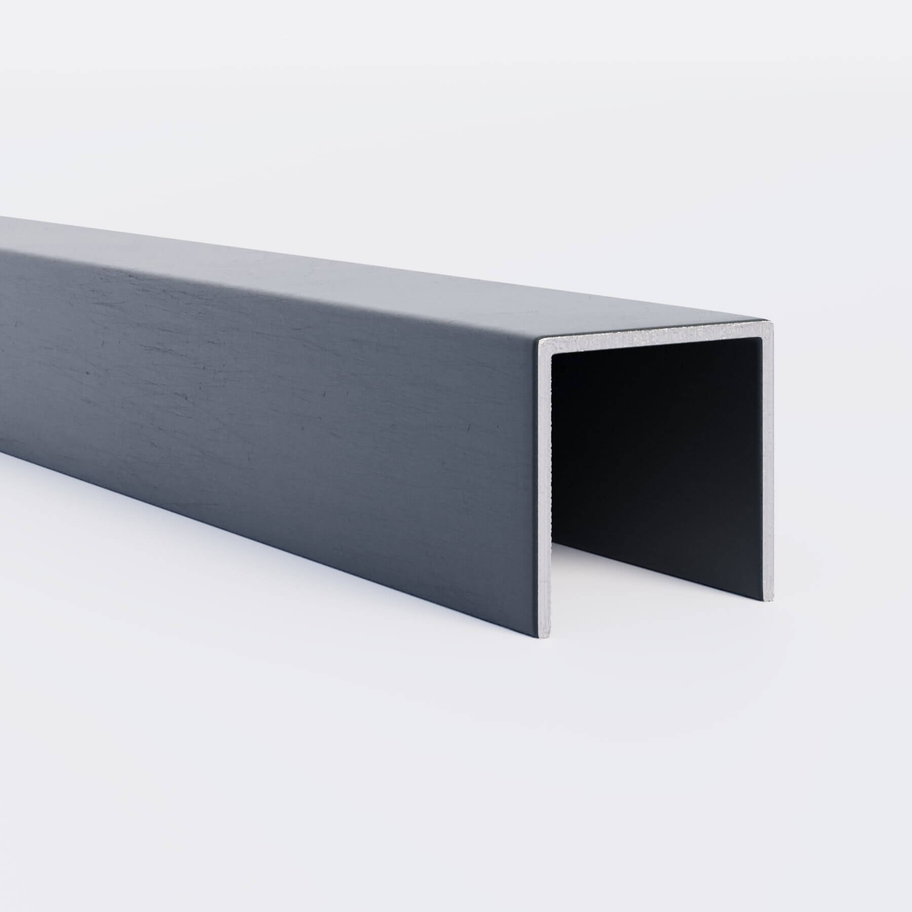 Kantenschutz vor Delaminierung & Stoß für Glasgeländer ANTE in Anthrazit