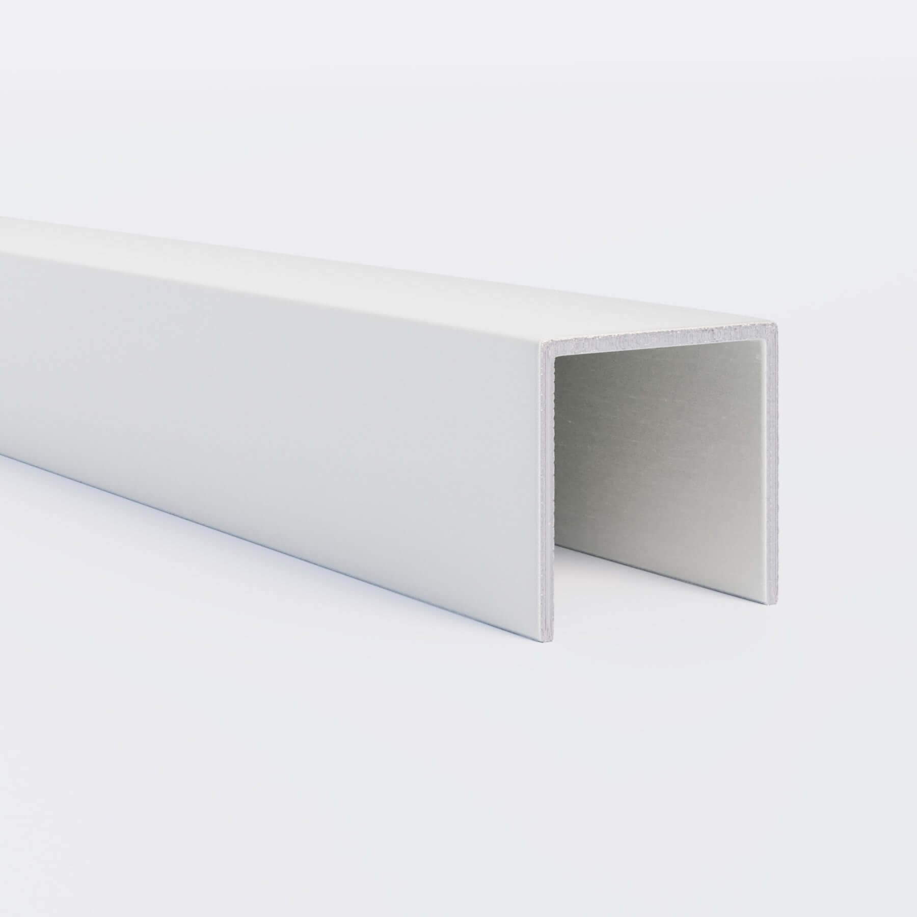 Kantenschutz vor Delaminierung & Stoß für Glasgeländer ANTE in Weiß