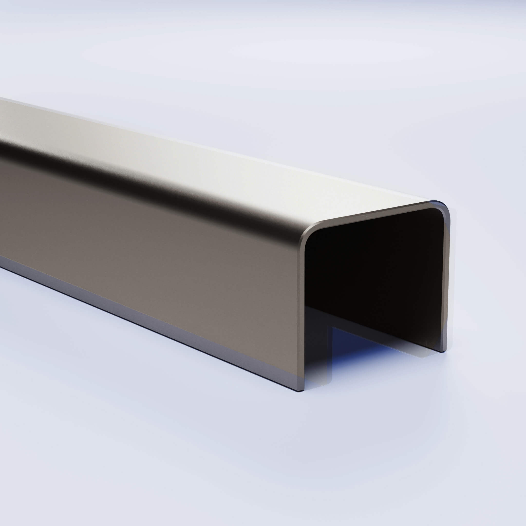 Eckiger Kantenschatz für Glasgeländer BALDOSA