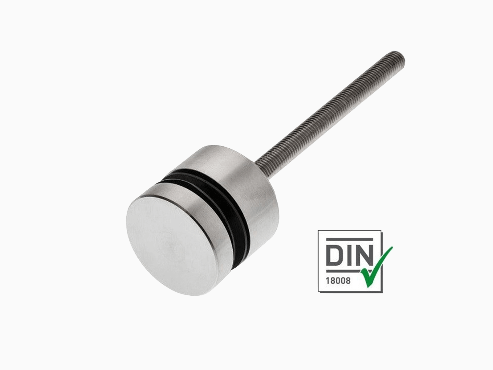 Punkthalter für die Glasbrüstung SOLO für die stirnseitige Montage