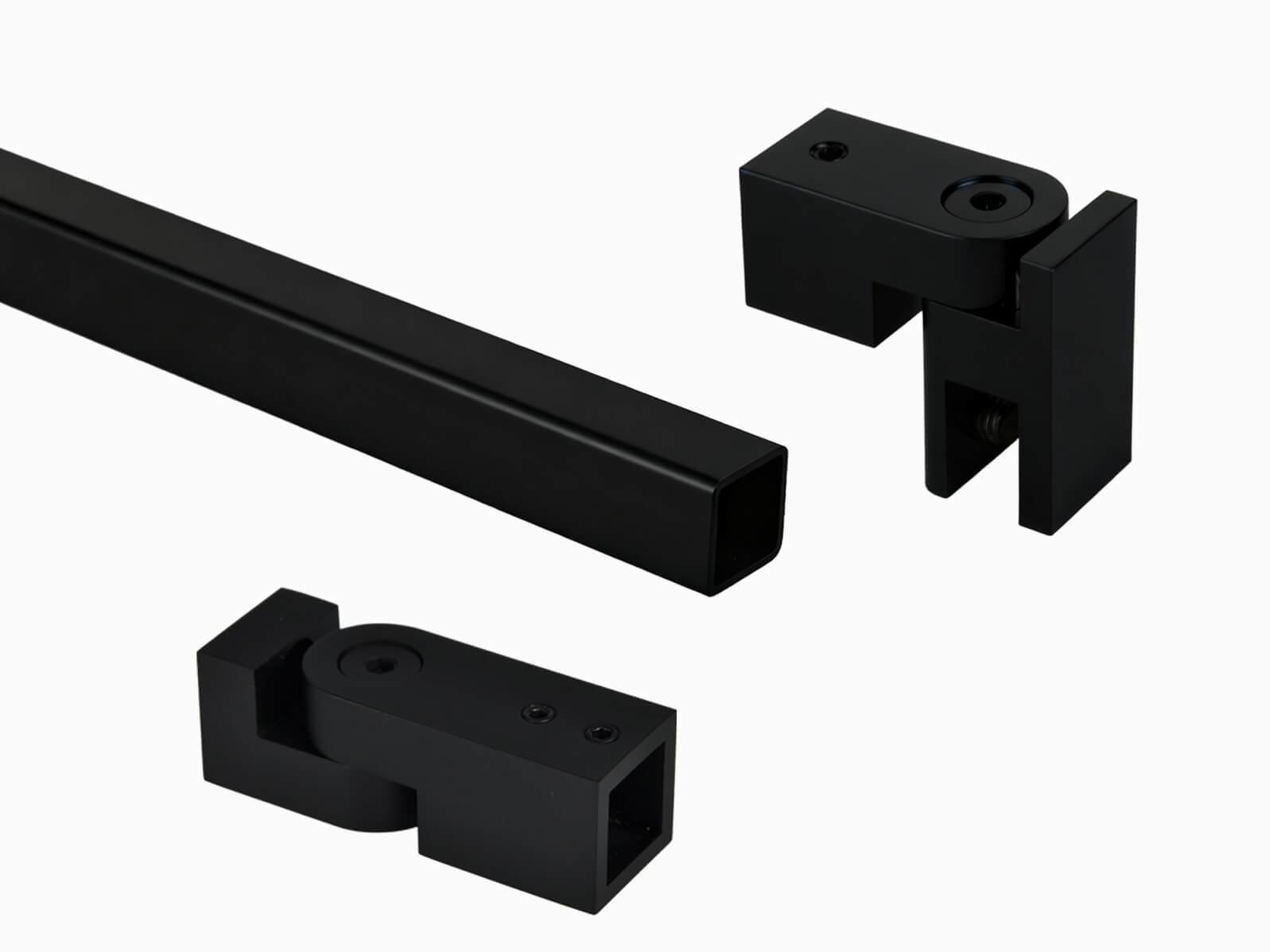 Stabilisierungsstange eckig in Schwarz