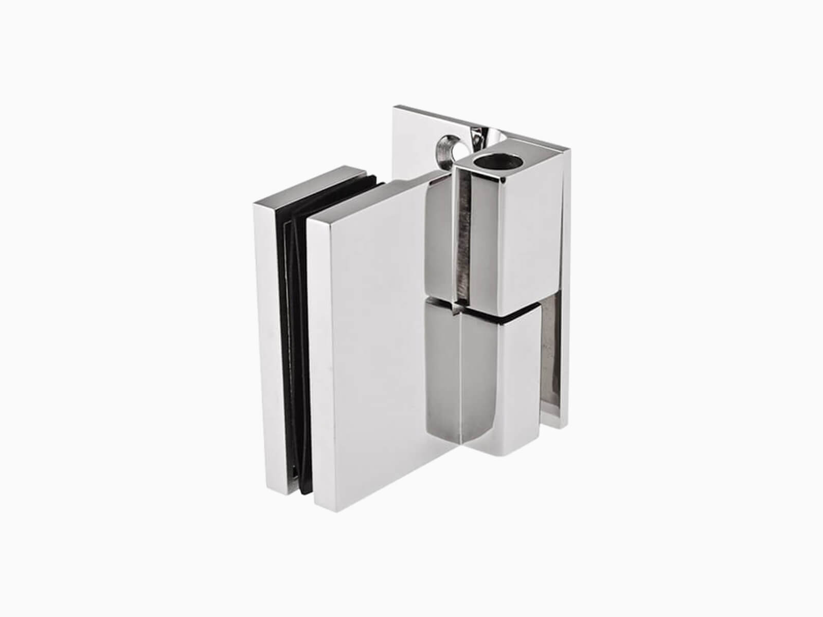 Glasbeschlag NETTO mit Hebe-Senk-Mechanismus & sichtbare Verschraubung