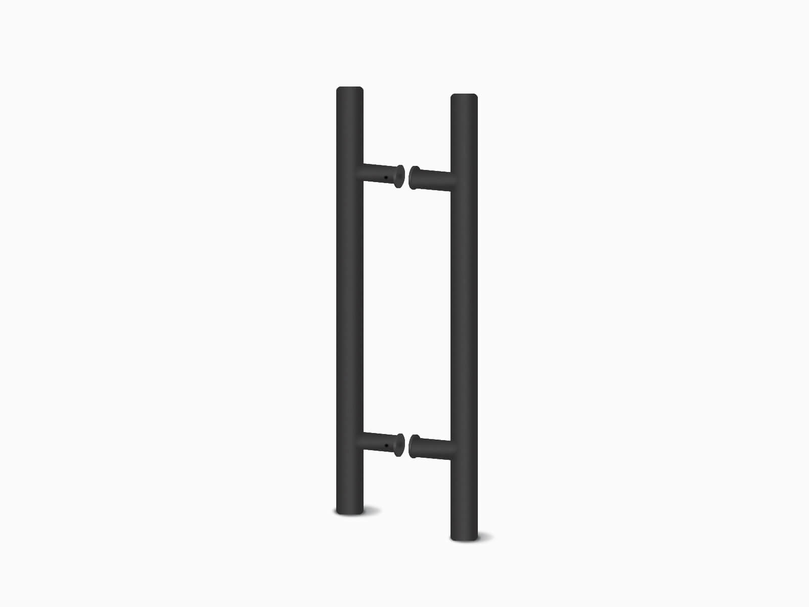 Schwarz matte Griffstange für Glasduschen