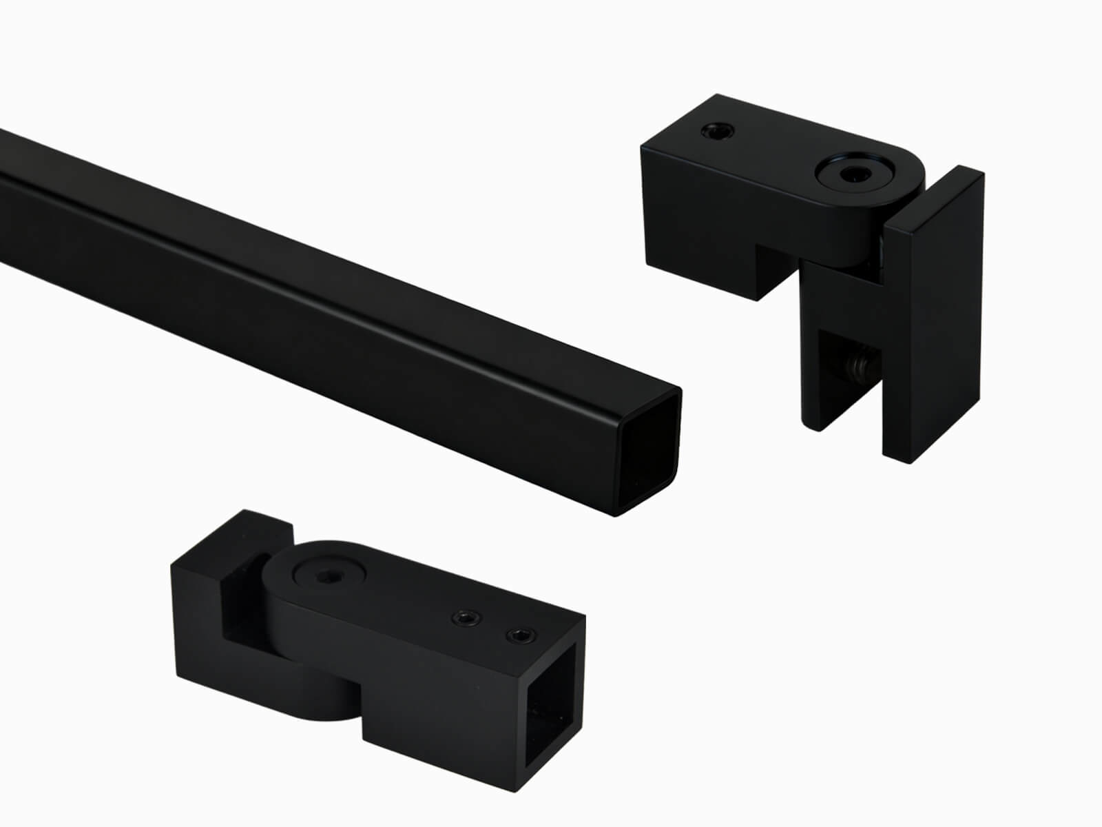 Stabilisierungsstange eckig in Schwarz