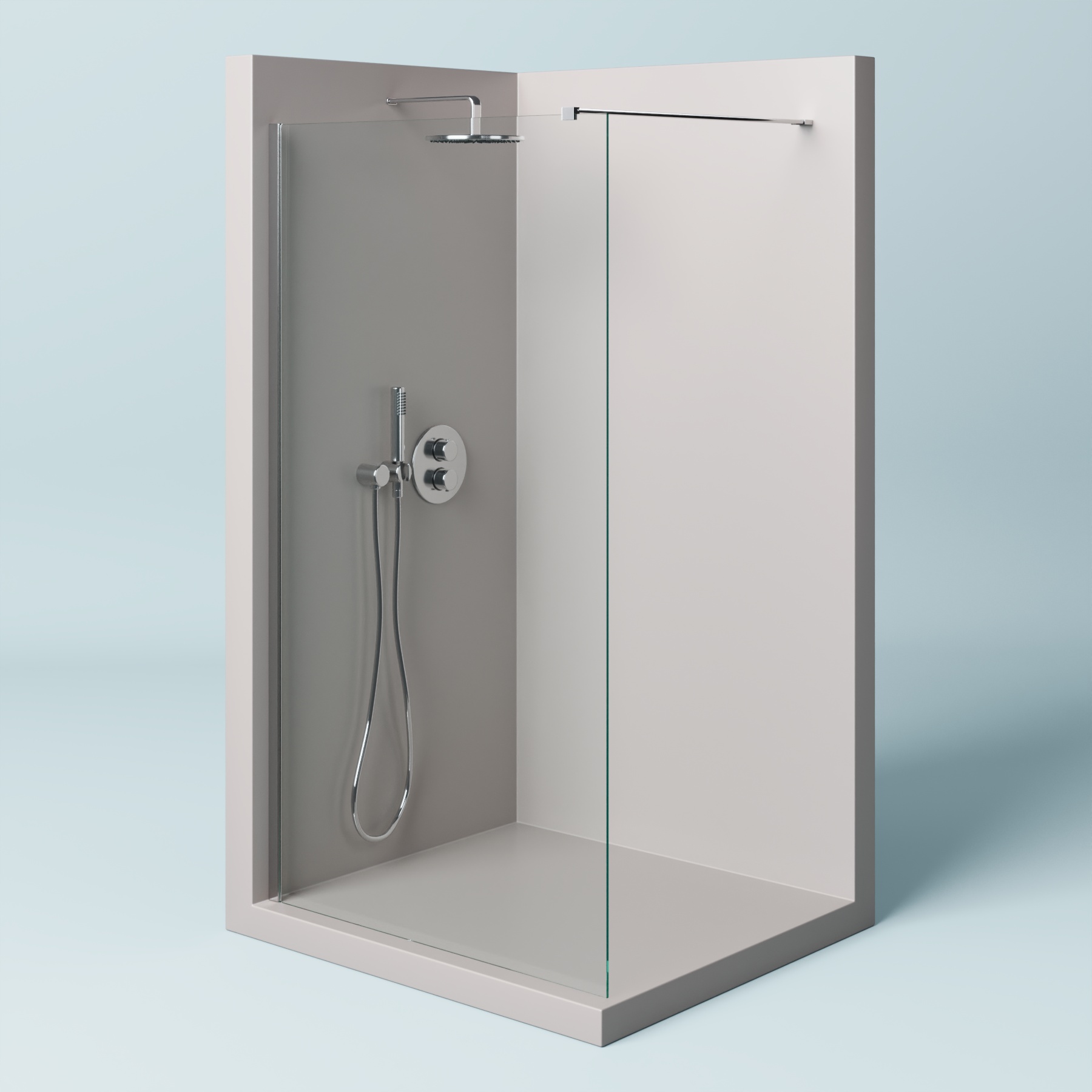 Walk-In-Dusche in der Jubiläums-Edition