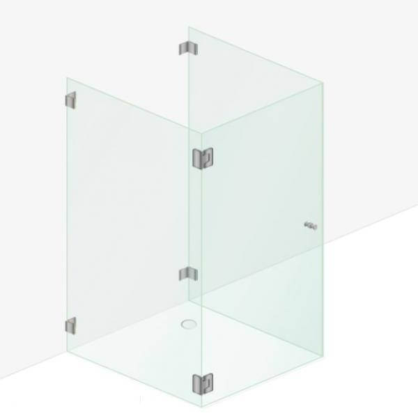 U-Form Dusche