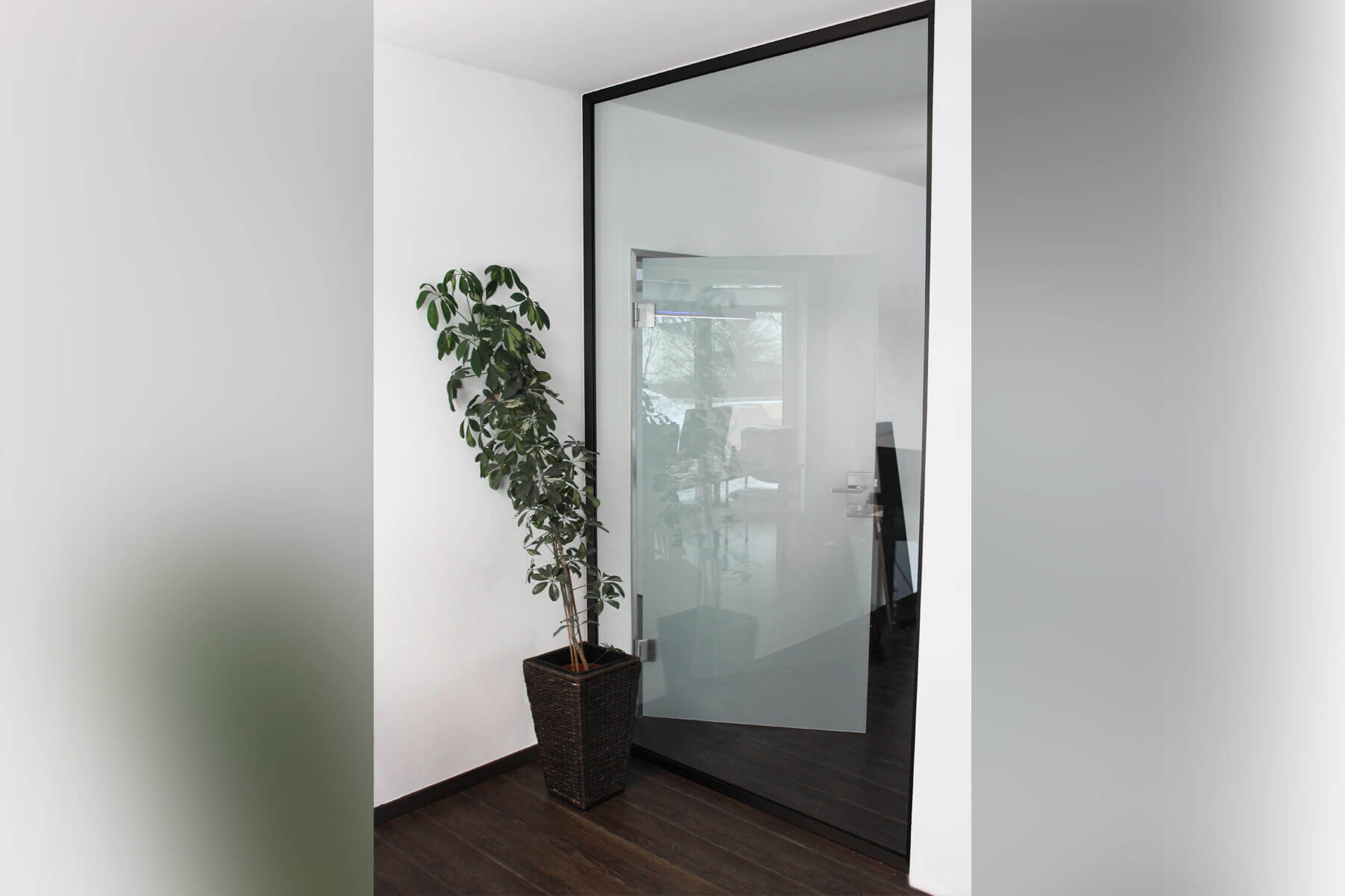 Trennwand im Industrie Look