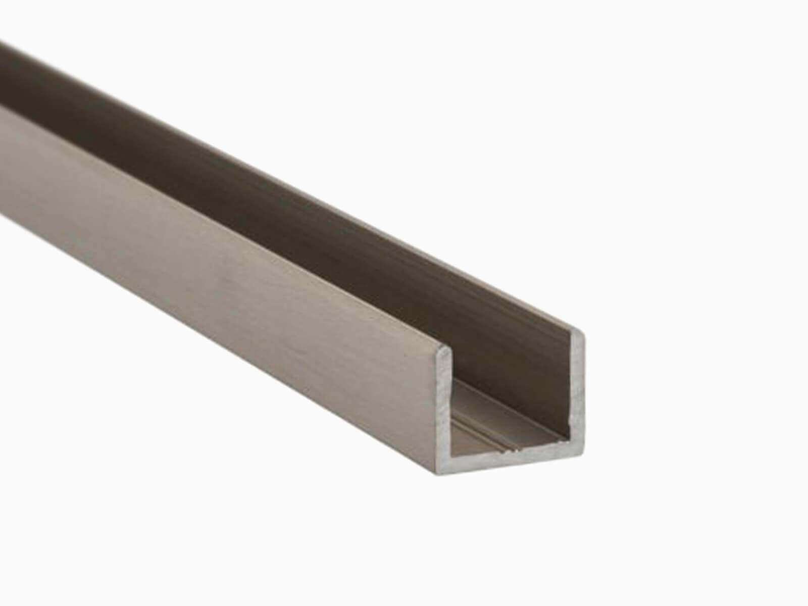 Eco Alu U-Profil für die Trennwand mit Schiebetür PIANO