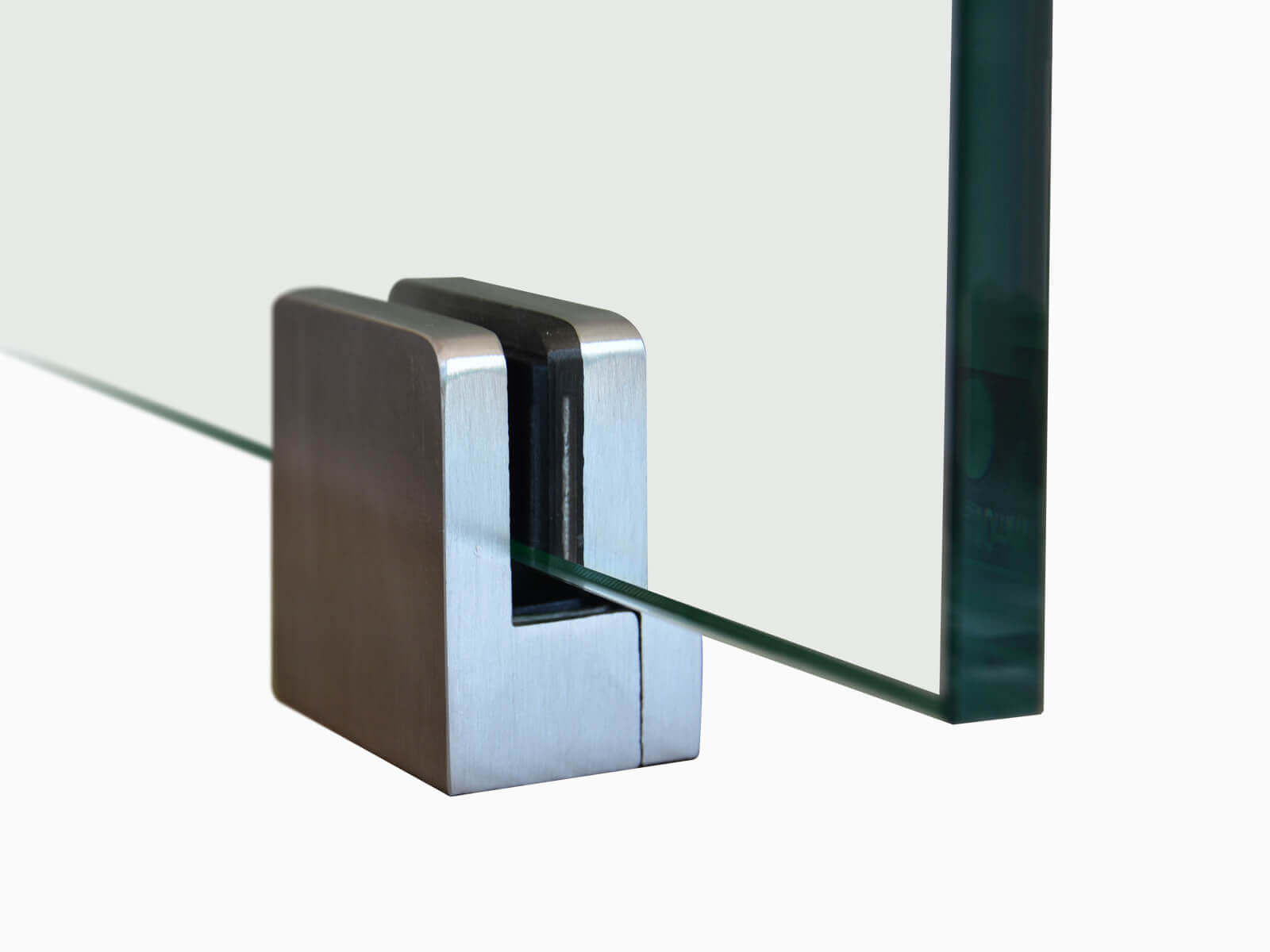 Glastrennwand PUR mit Glasklemme 10mm