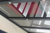 Alu-Terrassendachüberdachung SKY FLEX mit LED-Spots wertet jede Terrasse auf und sorgt fuer ein einzigartiges Ambiente