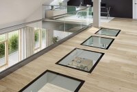 Begehbares Glas Innen