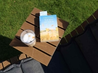 Passender Beistelltisch der Gartenliege VIDA VENTI