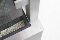 Pflanzkübel als Raumteiler Glas an Pfosten