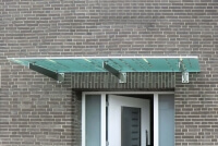 Spada Glasvordach mit Muster