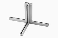 T förmiges Klemmprofil der Trennwand Slim