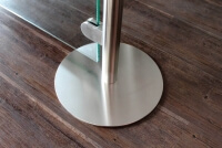 Tellerfuß mobile Trennwände