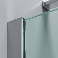 Vormontiertes Klemmprofil in Edelstahloptik