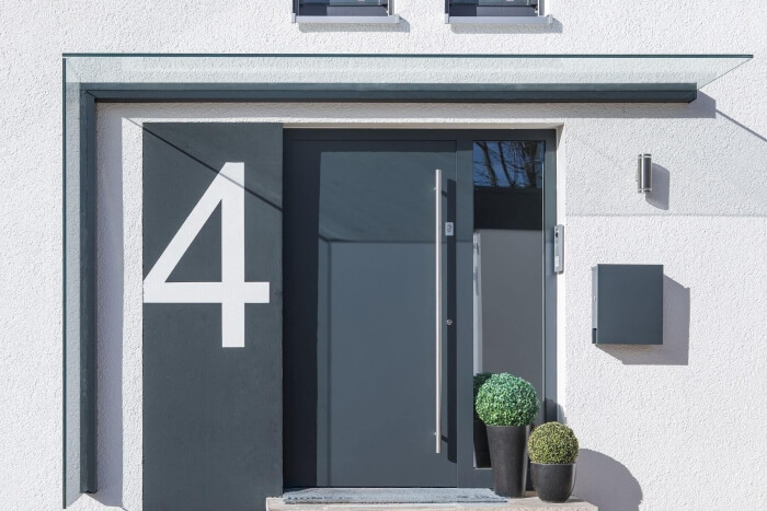 Vordach mit Seitenteil DURAVENTO