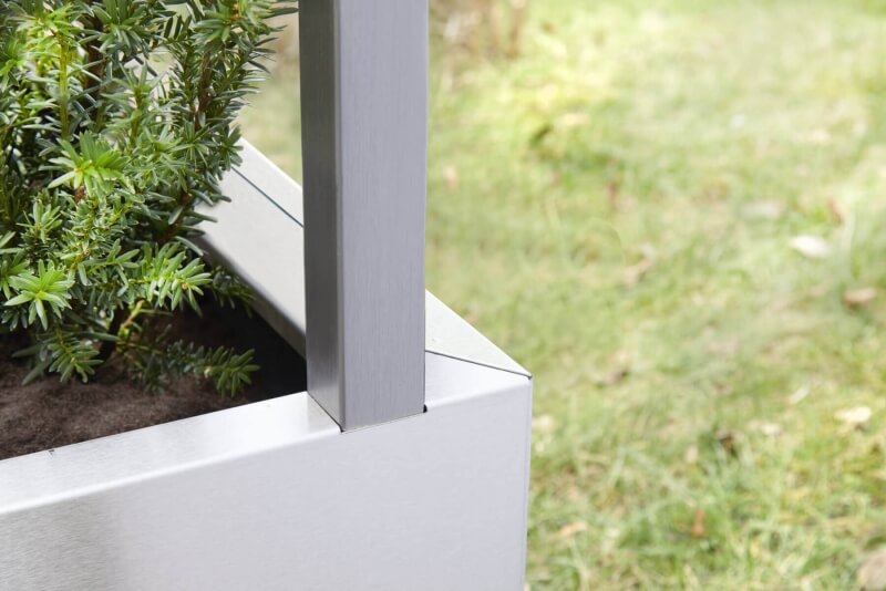 Details Sichtschutz Bank Balkon