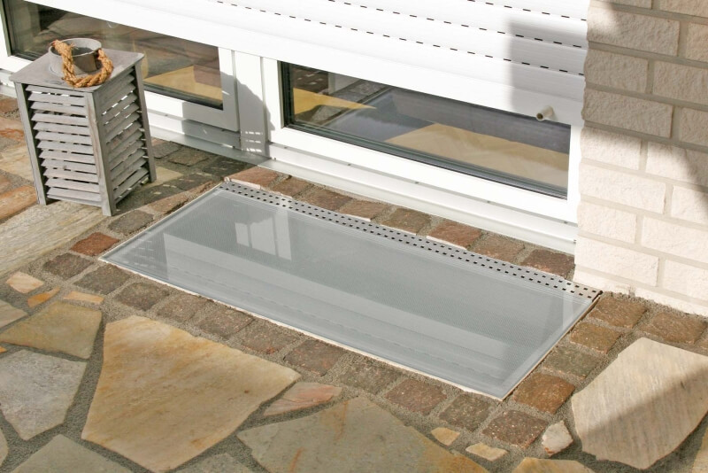 Lichtschachtabdeckung Glas begehbar