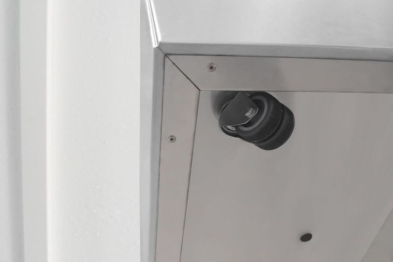 Pflanzkübel quadratisch mit Rollen