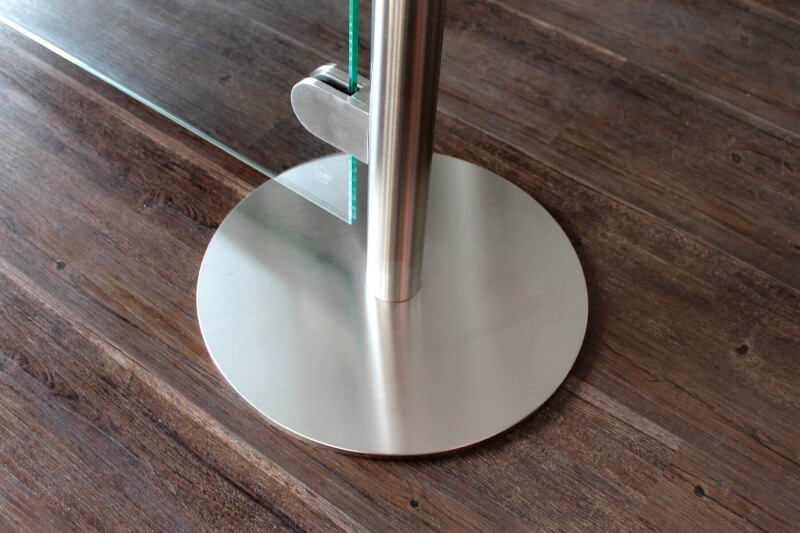 Tellerfuß mobile Trennwände