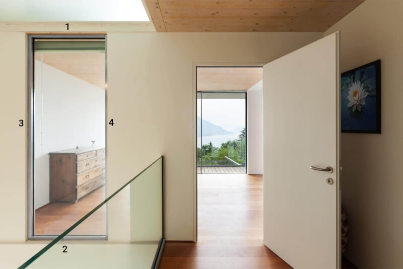 Treppenhaus Trennwand