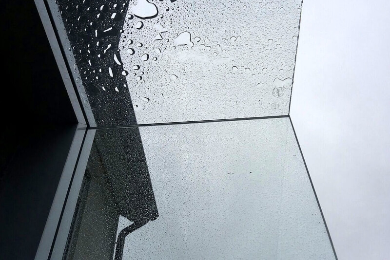 Vordach Haustür mit Seitenteil