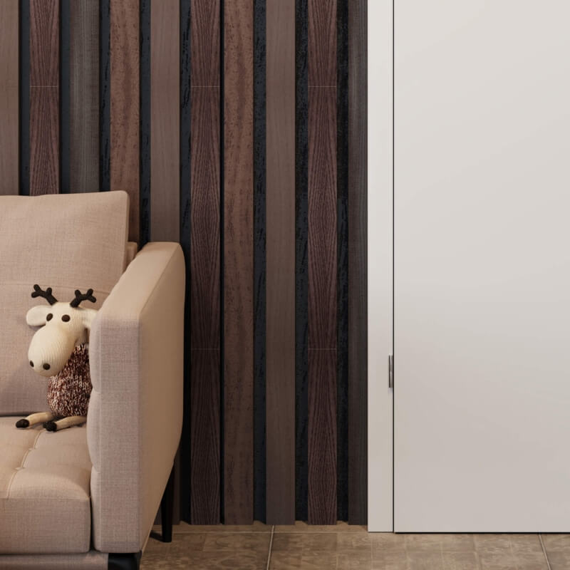 Weiße Holztür Zarge