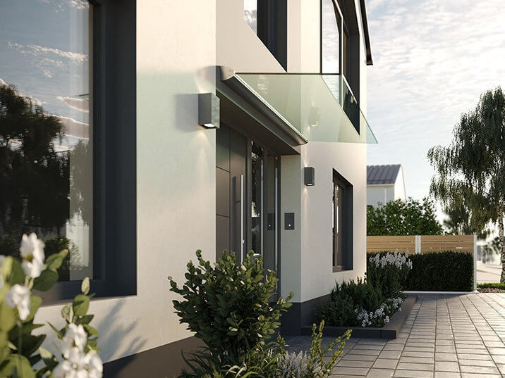 Freitragendes Glasvordach DURA PLUS